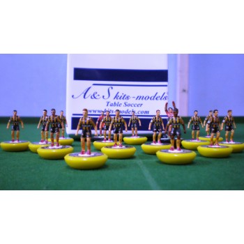 Subbuteo Andrew Table Soccer AEK Athens 2015-2016 on Classic hasbro Bases